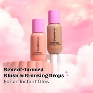 Pack of 2 Brightening Moisturizing Bronzing Drops & Liquid Blush